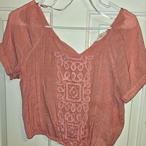 E&M Womens BOHO Crop Top